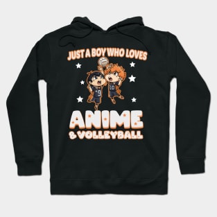 just a boy who loves anime and volleyball Hoodie